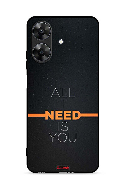 Tolwak غطاء حماية لجهاز Realme Note 60 4G كل ما أحتاجه هو أنت