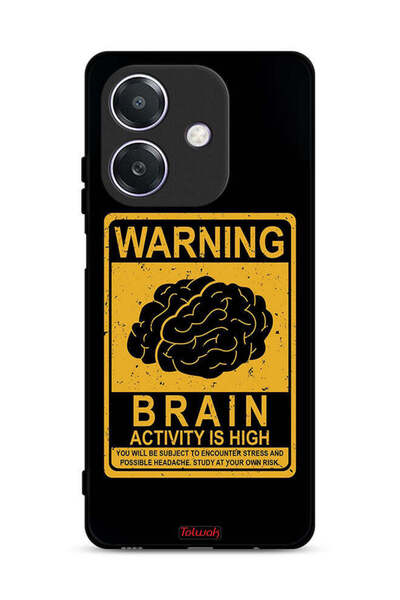 Tolwak غطاء حماية لهاتف Oppo A3 5G تحذير من ارتفاع نشاط الدماغ