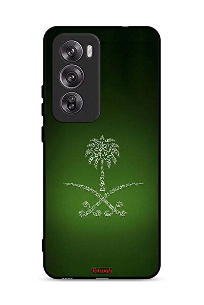 Tolwak غطاء حماية لهاتف Oppo Reno12 Pro 5G بعلامة المملكة العربية السعودية ال...