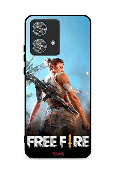 Tolwak غطاء حماية لهاتف موتورولا إيدج 40 نيو 5G فري فاير