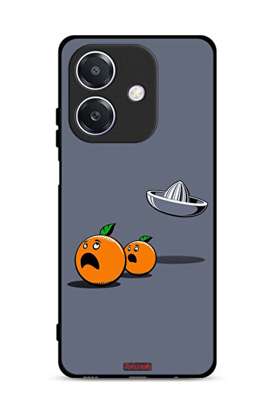 Tolwak غطاء حماية لهاتف Oppo A3 5G بتصميم فني رقمي بسيط وفكاهي