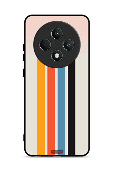 Tolwak غطاء حماية لهاتف Oppo Reno12 F 5G بنمط خطوط مستقيمة