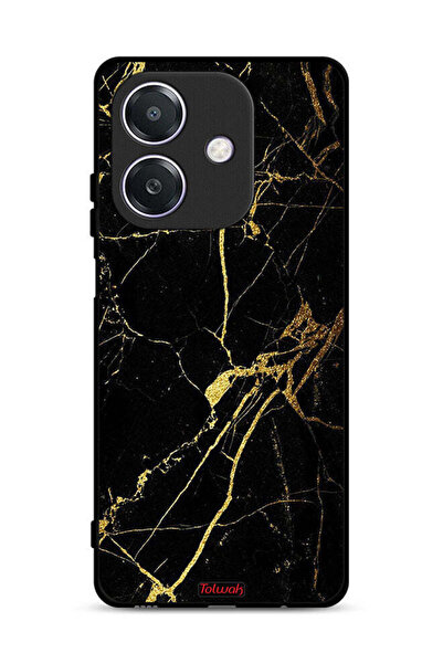 Tolwak Oppo A3 5G Protective Case Cover Crack Marble