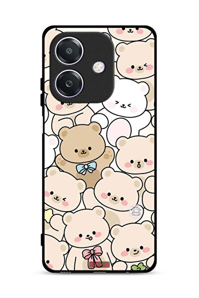 Tolwak غطاء حماية لهاتف Oppo A3x 5G بنقشة الدببة