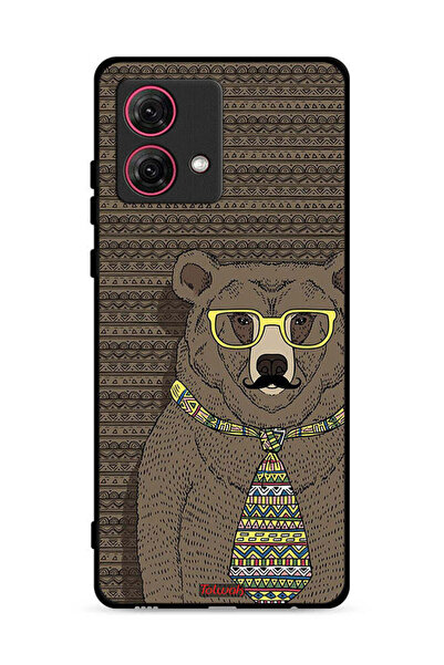 Tolwak غطاء حماية لهاتف موتورولا موتو جي 84 5 جي، تصميم السيد وولف