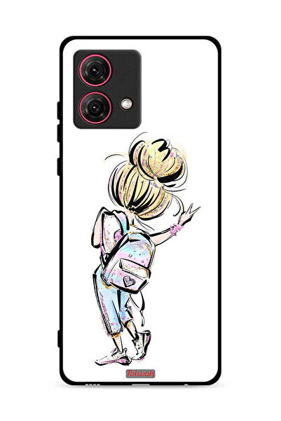 Tolwak غطاء حماية موتورولا موتو جي 84 5 جي - فن العودة إلى المدرسة