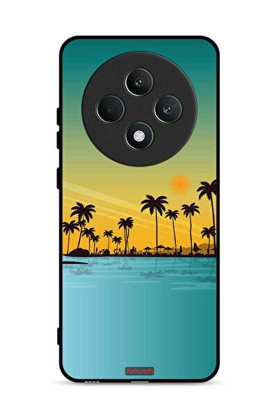 Tolwak غطاء حماية لهاتف Oppo Reno12 F 5G، منظر طبيعي، فن تجريدي