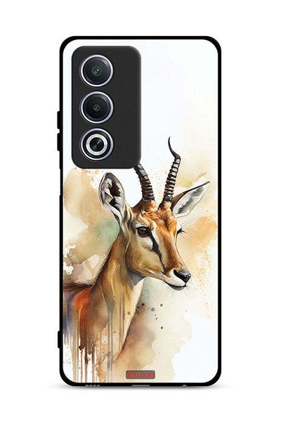 Tolwak غطاء حماية Oppo A3 Pro 5G بتصميم فن تجريدي للغزلان