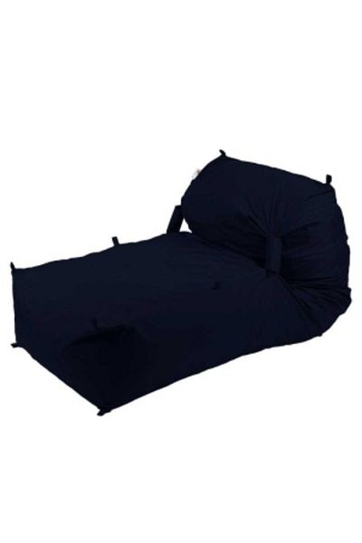 Pufrelax Fotoliu Yoga XL, Material impermeabil - Bleumarin