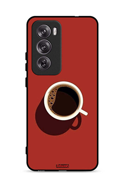Tolwak غطاء حماية Oppo Reno12 Pro 5G بفن فنجان القهوة