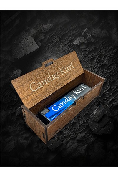 KANUNİ TESBİH Ahşap Kutulu İsim Detaylı Çift Renk Çakmak