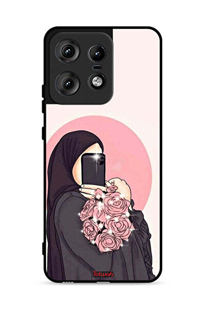 Tolwak غطاء حماية لهاتف موتورولا إيدج 50 برو 5G، فن التقاط صور سيلفي مع حمل ا...