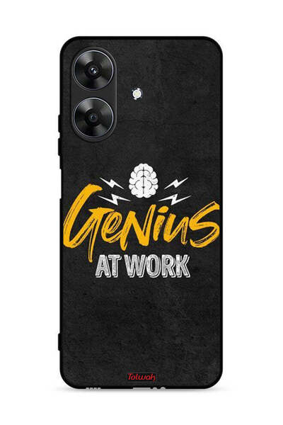 Tolwak غطاء حماية لهاتف Realme Note 60 4G Genius At Work
