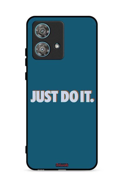 Tolwak غطاء حماية لهاتف موتورولا إيدج 40 نيو 5G - Just Do It