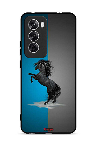 Tolwak غطاء حماية Oppo Reno12 5G برسومات حصان