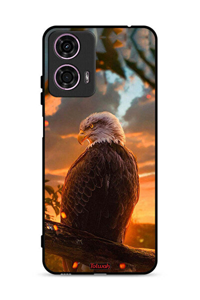 Tolwak Motorola Moto G24 4G Protective Case Cover Eagle