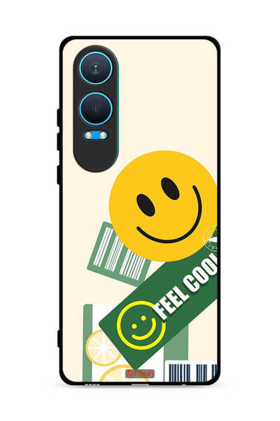 Tolwak غطاء حماية لهاتف OnePlus Nord CE4 Lite 5G بملصق Feel Cool