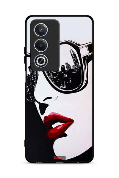 Tolwak غطاء حماية Oppo A3 Pro 5G بوجه فتاة فن تجريدي