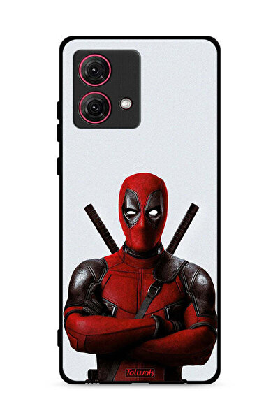 Tolwak غطاء حماية لهاتف موتورولا موتو جي 84 5 جي بتصميم ديدبول