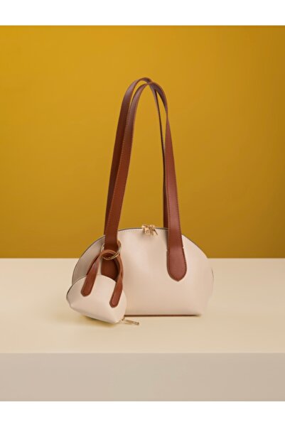 MYSTOBAG Tokyo Mini Bag Charm Detail Long Handle Women's Hand and Arm Bag