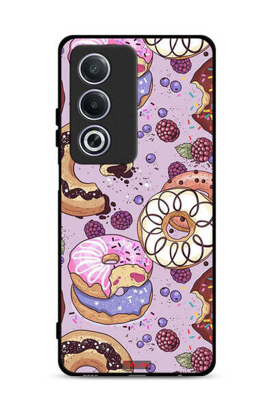 Tolwak Oppo A3 Pro 5G Protective Case Cover Donuts Art