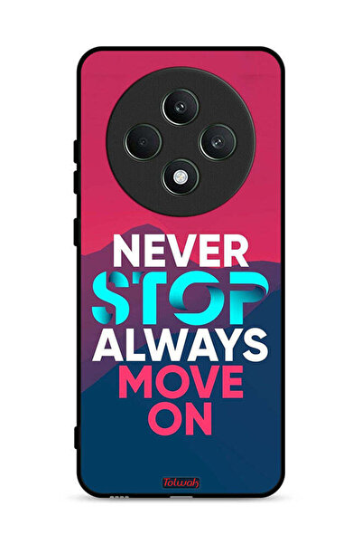 Tolwak جراب حماية Oppo Reno12 F 5G لا تتوقف أبدًا، تحرك دائمًا