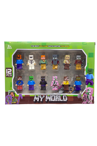 JPT Set figurine de jucarie oameni minecraft BlockHeroes