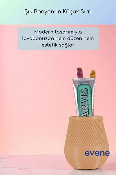 Evene Θήκη οδοντόβουρτσας Βάση οδοντόβουρτσας Βάση οδοντόβουρτσας Μπεζ Χρώμα Μοντέλο 89