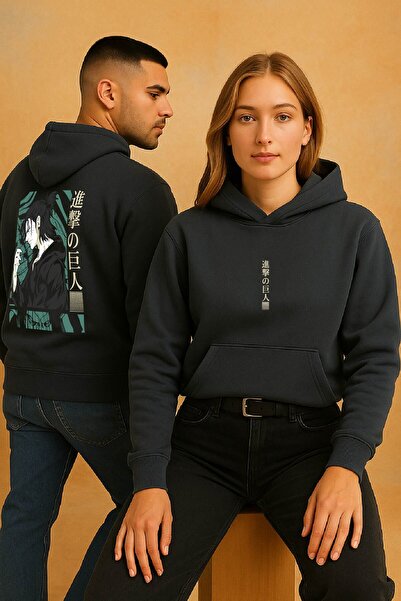 By Caspita Fashion Lenithra Attack on Titan Eren Anime Back مطبوع للجنسين بغط...