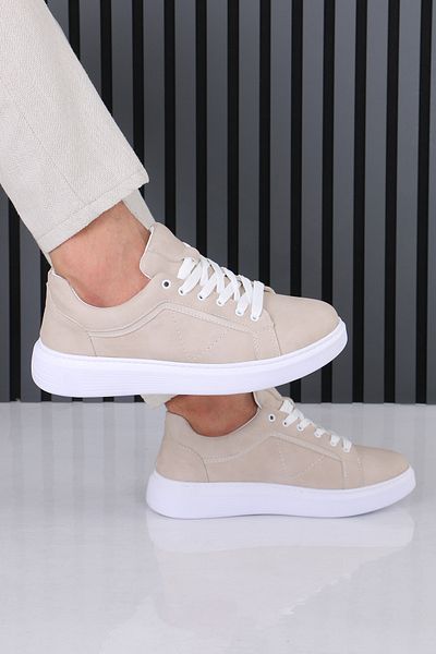 sauron Soft Beige Men's Sports Shoes Casual Sneaker Orthopedic Sole M801