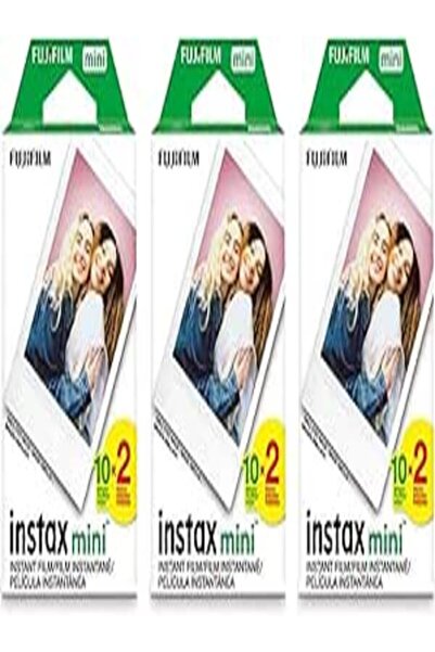 Instax مجموعة أفلام فوجي فيلم الصغيرة (60 ورقة)