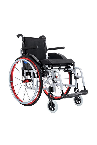 Comfort Plus Aktif Sandalye | Hafif Alüminyum Şase, Quick Release Tekerlek, 4...