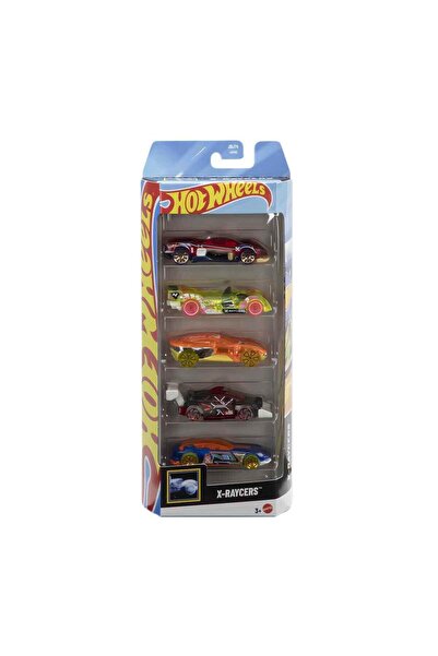 HOT WHEELS 5-Piece Car Set - Jbj74 X-Raycers