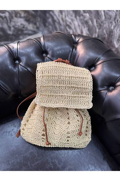 Fiori Straw Women's Backpack
