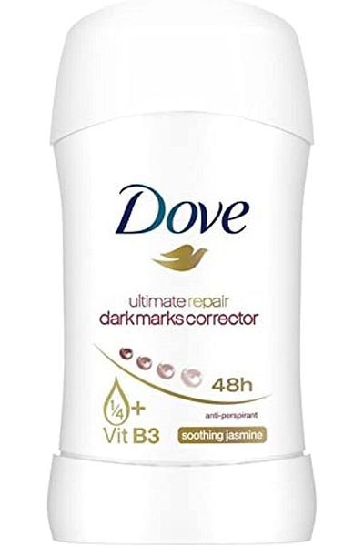 Dove Ultimate Repair Antiperspirant Deodorant - Corrects Dark Marks with Jasmine Scent, 40g, Unisex