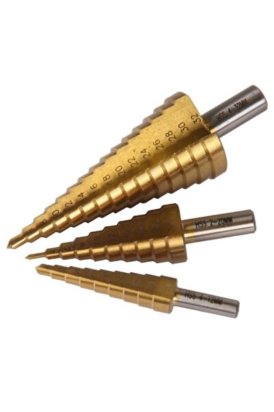 Z-Tools Set de freze conice, pentru metal, 3 bucăți / ZLN9754