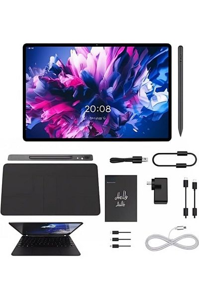 DmarQa TAB 17 Android Tablet, 11-inch Display, 8GB RAM, 512GB Storage, 8000mAh Battery, 5G Wi-Fi, with Keyb