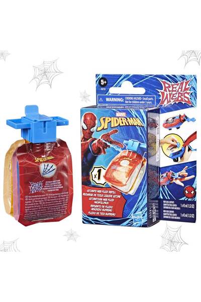 SPIDERMAN Spider-Man Ağ ve Su Fırlatıcı Yedek Paket