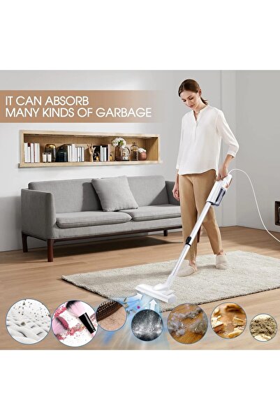 Xoopla Vacuum Cleaner, 5M Corded Stick Vacuum Cleaner, 650W 18KPa Suction (SV1300)