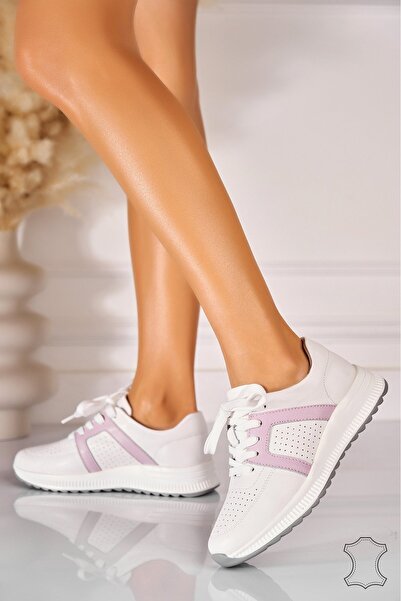 Joana Adidasi Piele Naturala Mov Isabeau