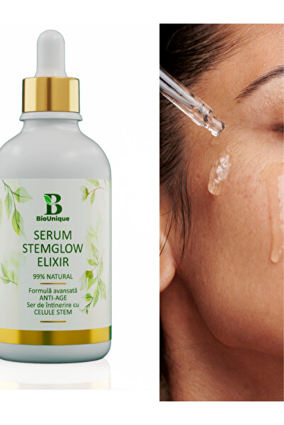Biounique StemGlow Elixir | Ser anti-aging cu celule stem vegetale