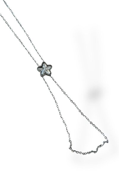 TAKIŞTIR Silver Color Star Figured Steel Şahmeran