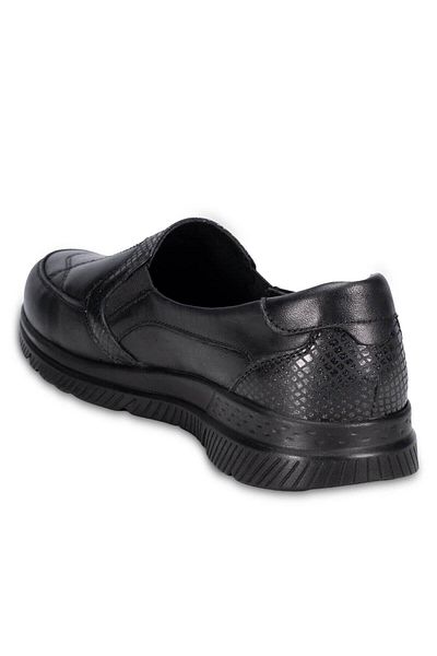 Forelli 29415-g Dilmen Women's Black Leather Shoes