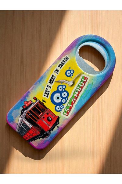 GALATA GIFT Магнит за отварачка за бутилки, Сода, Отварачка за капачки от бутилки със сода, Магнит Истанбул 10 см Отварачка за бутилки