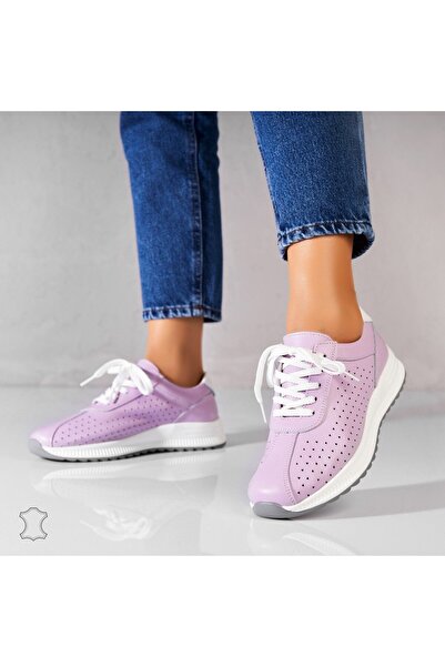 Joana Adidasi Piele Naturala Mov Maryjane