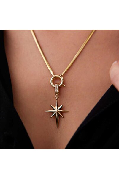 Cherry by Özkonak Gemici Kilit Kutup Yılıdızı Charm Kolye