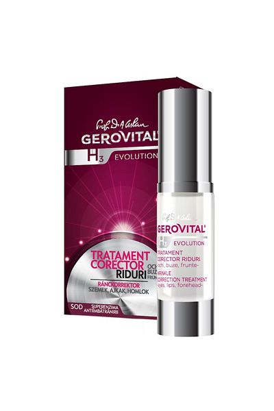 GEROVITAL Tratament corector pentru riduri H3 Evolution, 15 ml
