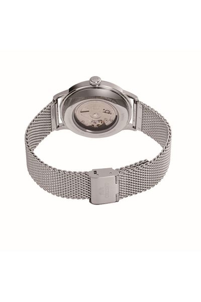 Orient Bambino Ra-Ac0018E30B Automatic Wicker Grey Green Dial 41 mm Men Wrist Watch