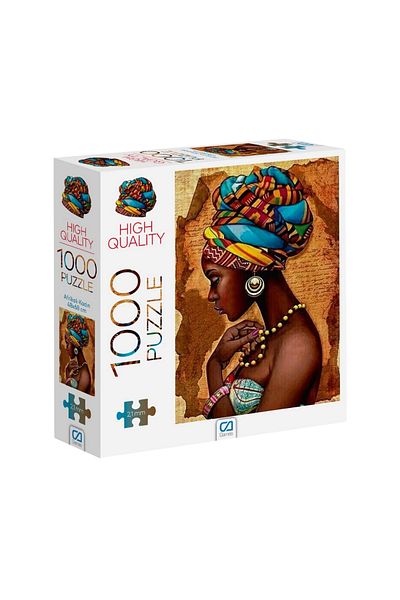 CA Games African Woman 1000 Pieces 2.2mm Thickness 48X68Cm Professional Hobby Puzzle Jigsaw Puzzle Series -1