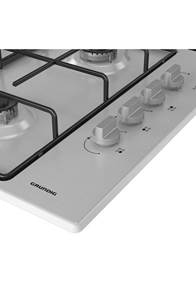 Grundig GIGR 612403 X Gazlı Cam Tablalı Ocak